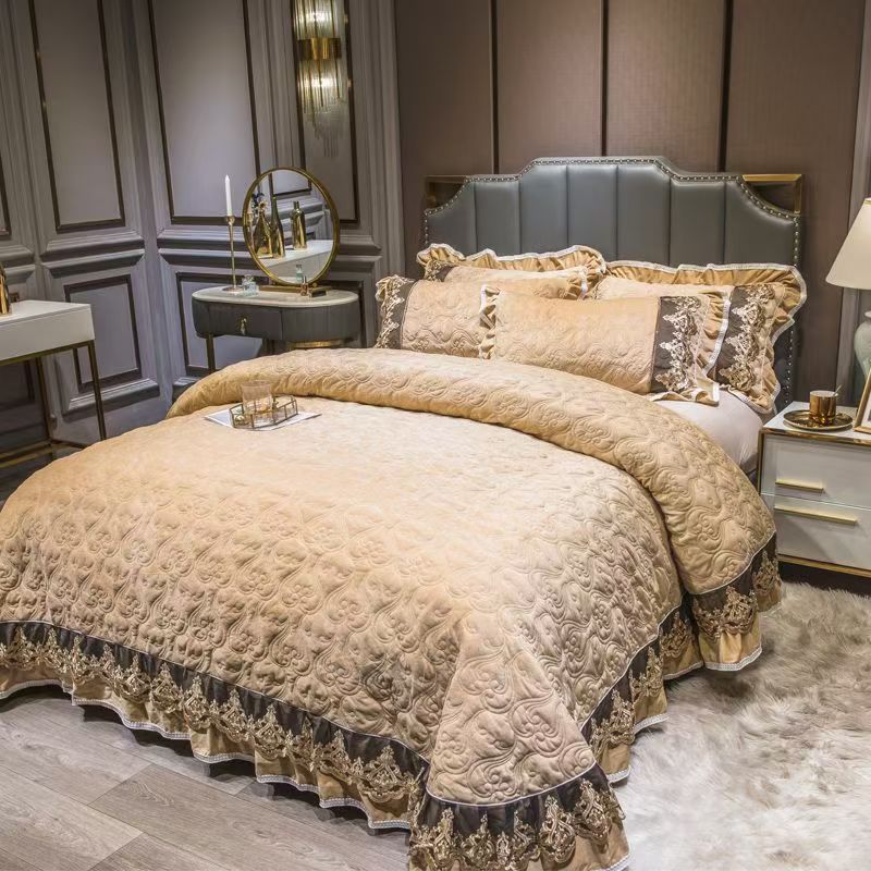 Luksusowa europejska kryształo – Embroidery Quilt Cover recenzja i cena