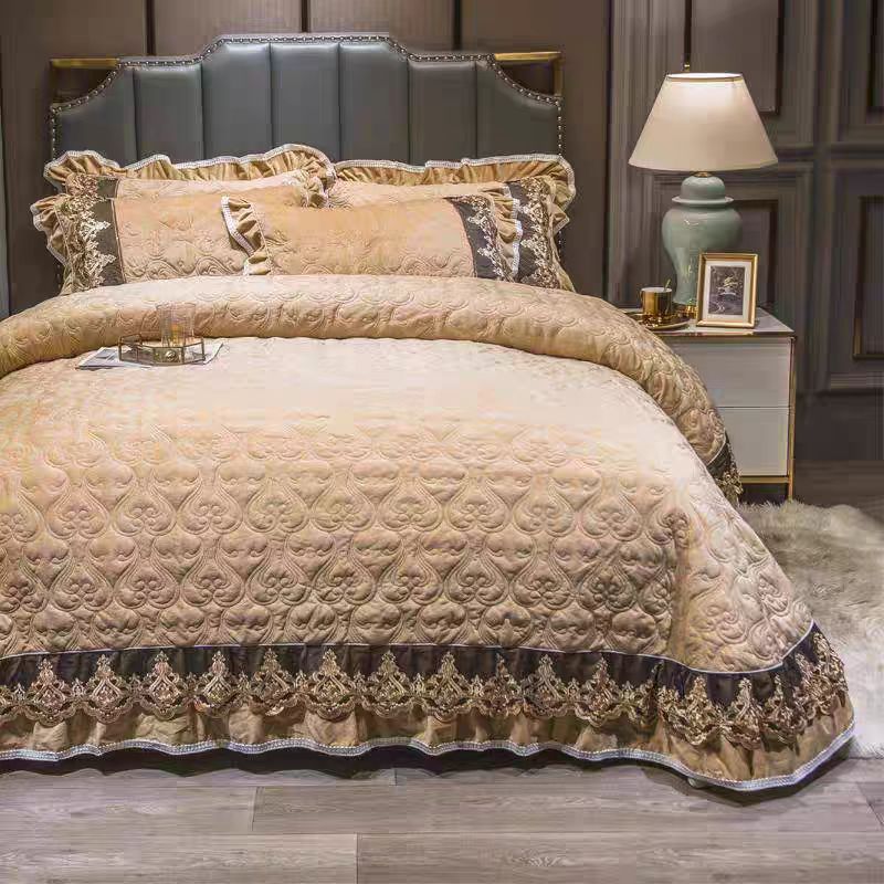 Luksusowa europejska kryształo – Embroidery Quilt Cover recenzja i cena